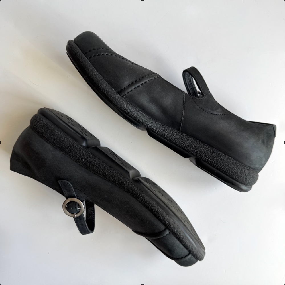 Dansko Giselle Mary Jane Black Leather Flats Size 40 - Picture 7 of 10